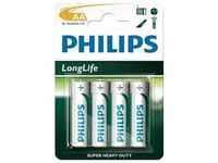 Philips R6L4B/10, Philips Long Life (4 Stk., AA)