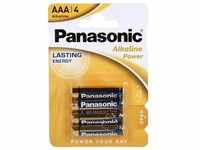 Panasonic Alkaline Power (4 Stk., AAA), Batterien + Akkus