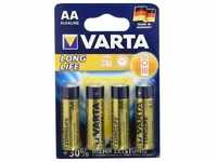 Varta Longlife (4 Stk., AA, 2600 mAh), Batterien + Akkus