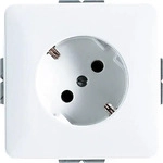 JUNG CD520-45WW, JUNG Steckdose 1f aws glz CD UP IP20 ZP CD520-45WW (CD520-45WW)