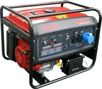 Al-Ko 130932, Al-Ko Benzin-Stromerzeuger 6500C (5000 W, 25 l) (130932) Schwarz