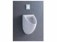Duravit, WC Deckel, Urinal FIZZ 305x285mm Zul von hinten mit Fliege weiß