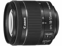 Canon 1620C005, Canon EF-S 18-55mm f/4.0-5.6 IS STM (Canon EF-S, APS-C / DX) Schwarz