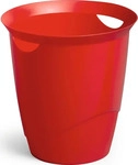 Durable 1701710080, Durable Papierkorb Trend (16 l) (1701710080) Rot