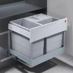 Hailo 601537, Hailo 3644831 Abfallsammler (29 l) (601537) Grau/Silber