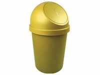 Helit Abfallbehälter H700xØ403mm 45 l gelb, Abfalleimer, Gelb