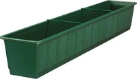Geli 803 100 11, Geli Blumenkasten Standard, eckig, 100x17,5x14,5 cm, aus...