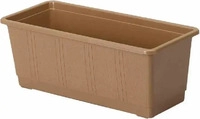 Geli 803 080 06, Geli Blumenkasten Standard Kunststoff 80x17x14 cm terracotta (80 x