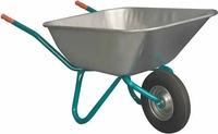 Mefro 011140, Mefro Schubkarre Bully 140 Liter mit doppeltem Boden (011140) T&uuml;rkis