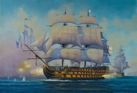 Revell 05819, Revell H.M.S. Victory (05819) Weiss/Braun