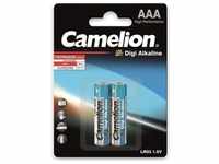 Camelion Batterie Camelion Digi Alkaline LR03 Micro AAA (2 St.) (2 Stk., AAA, 1250