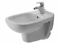 Duravit, Toilette + Bidet, Wand-Bidet D-CODE m ÜL HLB 355x545mm 1 Hahnloch weiß