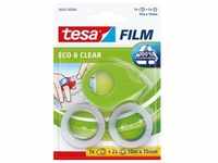 tesa, Klebebandabroller, 2x tesafilm ECO & CLEAR mit Mini Abroller,