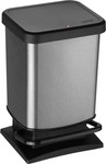 Rotho 7540080273WS, Rotho Paso (20 l) (7540080273WS) Schwarz/Grau/Silber