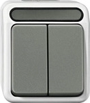 Merten MEG3115-8029, Merten Serienschalter (MEG3115-8029) Grau