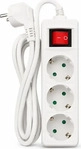 Arcas 927 00003A, Arcas Steckdosenleiste 3-fach, weiss (3x, CEE 7/4, 1.50 m)...