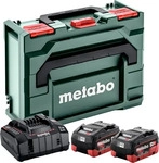 Metabo 685077000, Metabo Basic-Set 2 x LiHD 5.5 Ah ML (18 V) (685077000) Schwarz