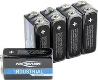 Ansmann 1505-0002, Ansmann 9 V Block-Batterie Lithium Lit (5 Stk., 9V Block, 1200