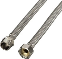 Xavax 00110959, Xavax Panzer-Zulaufschlauch-Verl&auml;ngerung (00110959) Silber