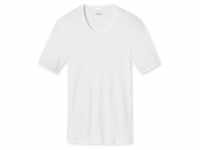 Schiesser, Herren, Shirt, Essential T-Shirt 1/2, Weiss, (5)