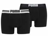 Puma, Herren, Unterhosen, Placed logo, Schwarz, (S, 2er Pack)