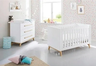 Pinolino 093415B, Pinolino Sparset Riva breit (Babybett, Wickelkommode) (093415B)