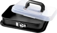 Kaiser 623 016, Kaiser Springform rechteckig 35 x 24 cm Bake & Take (623 016) Schwarz
