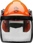 3M XA007707368, 3M Forstschutzhelm (62 cm) (XA007707368) Orange