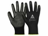 Hase Safety Gloves, Schutzhandschuhe, Arbeitshandschuhe PU, PU black, EN 388,...