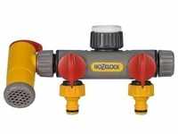 Hozelock, Schlauchanschluss + Schlauchverbinder, FLOWMAX 2-Wege Wasserhahnanschluss