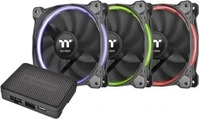 Thermaltake CL-F049-PL12SW-A, Thermaltake Riing 12 Premium 3er Set (120 mm, 1x)