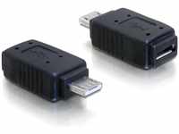 Delock 65032, Delock USB-Adapter 5-poliger Micro-USB, Typ AB (W) (USB 2.0)