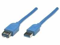Manhattan 322379 USB A/USB A, M/FM, USB 3.0 (2 m, USB 3.1), USB Kabel
