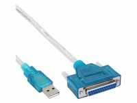 InLine USB zu 25pol parallel (1.80 m), Schnittstellenkabel