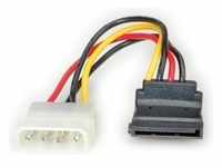 Roline Adapterkabel 4 pol. HDD / SATA, abgewinkelt, Interne Kabel (PC)