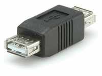Roline USB 2.0 Gender Changer, Typ A BU/BU (0.05 m, USB 2.0), USB Kabel