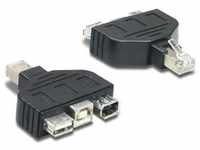 Trendnet USB-B zu (FireWire, 4.50 cm), Data + Video Adapter, Schwarz