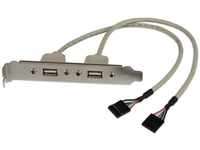 StarTech USBPLATE, StarTech 2-Port USB A Slotblech-Adapter (Buchse) (USB A)...