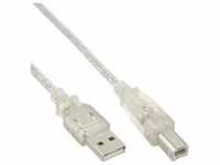 InLine 10m USB 2.0 Kabel, A an B (10 m, USB 2.0), USB Kabel