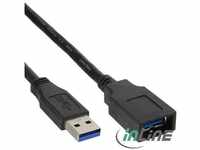 InLine 35610, InLine USB 3.0 Verlängerung St/Bu Typ A (1 m, USB 3.0)