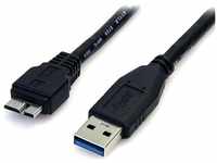 StarTech USB3AUB50CMB, StarTech 0,5m USB 3.0 A auf Micro B Kabel - St/St - Schwarz -