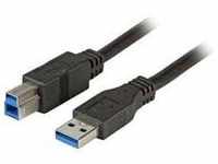 EFB Elektronik USB A – USB B (3 m, USB 3.1), USB Kabel