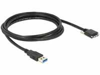 Delock 83598, Delock USB3.0 Kabel, 2m, A-MicroB (2 m, USB 3.2)