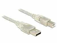 Delock USB-A – USB-B (5 m, USB 2.0), USB Kabel