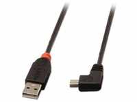 Lindy USB Kabel gewinkelt (2 m, USB 2.0), USB Kabel