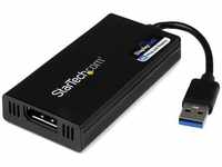 StarTech USB32DP4K, StarTech USB A - Displayport (HDMI, 9 cm) Schwarz