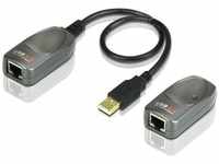 Aten UCE260-AT-G, USB2.0 Cat.5e/6 Extender, KVM Switch, Schwarz