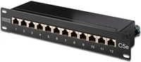 Digitus DN-91512S, Digitus Patch Panel 25,4cm 10Zoll Cat5e 12-Port geschirmt