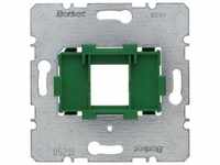 Berker 454004, Berker Support plate with green holder for 1x module inserts