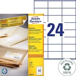 Avery Zweckform LR3475, Avery Zweckform Avery Recycling von Universaletiketten